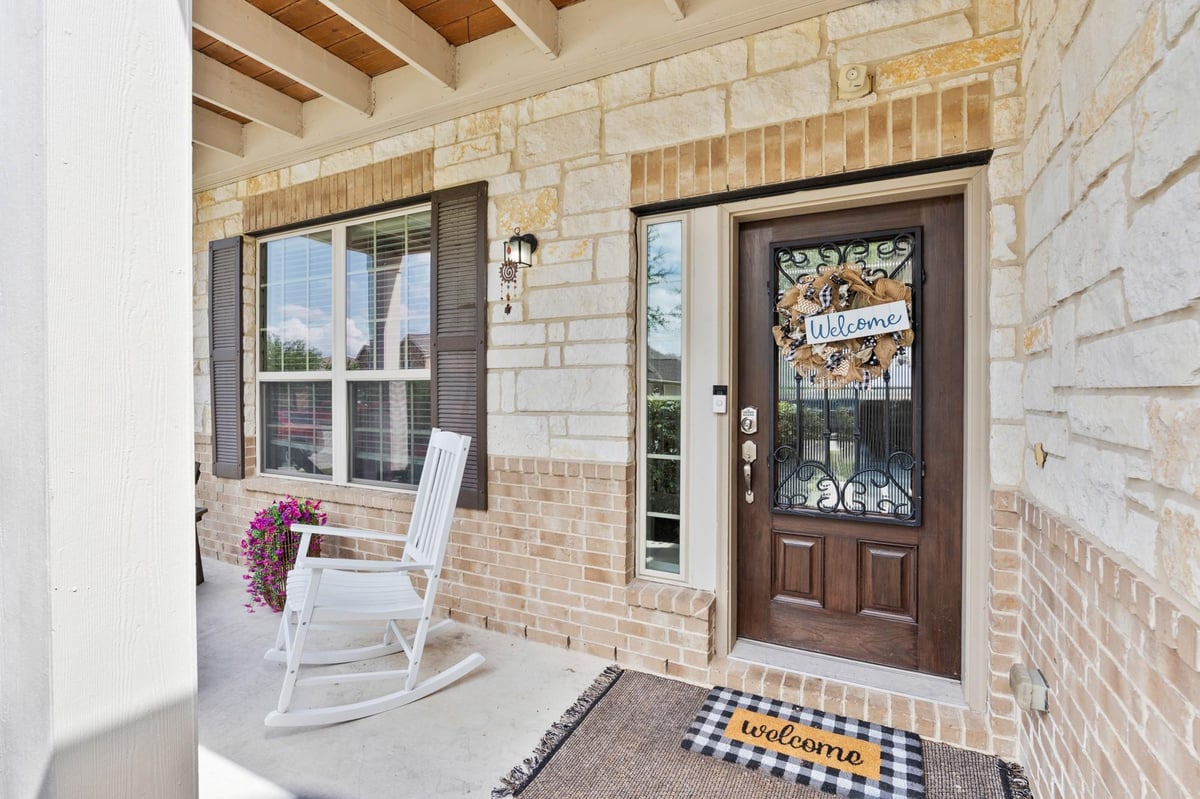 View 1821 Logan Trail in Voss Farms 1821 Logan Trail - front exterior - Luxury home in Voss Farms, New Braunfels, TX