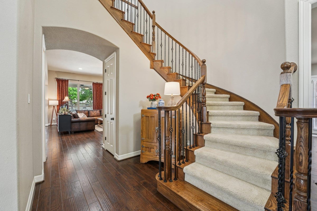 Primary bedroom at 1824 Buffalo Speedway - 5 bed 4 bath home