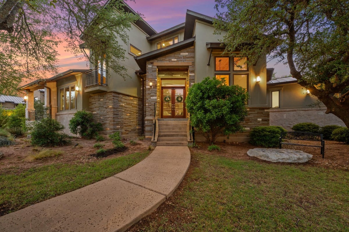 View 18301 Flagler DR in Belvedere Ph 02 18301 Flagler DR - front exterior - Luxury home in Belvedere Ph 02, Austin, TX