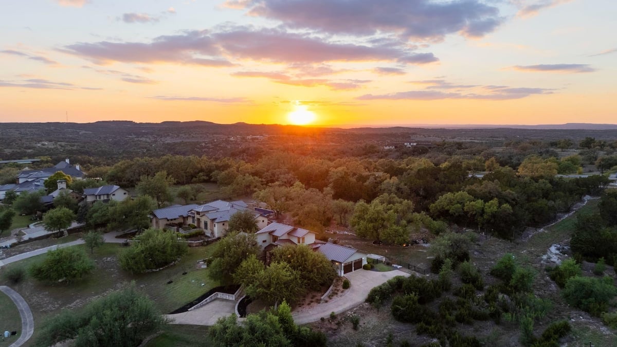 18301 Flagler Dr - front exterior - Luxury home in Belvedere Ph 02, Austin, TX
