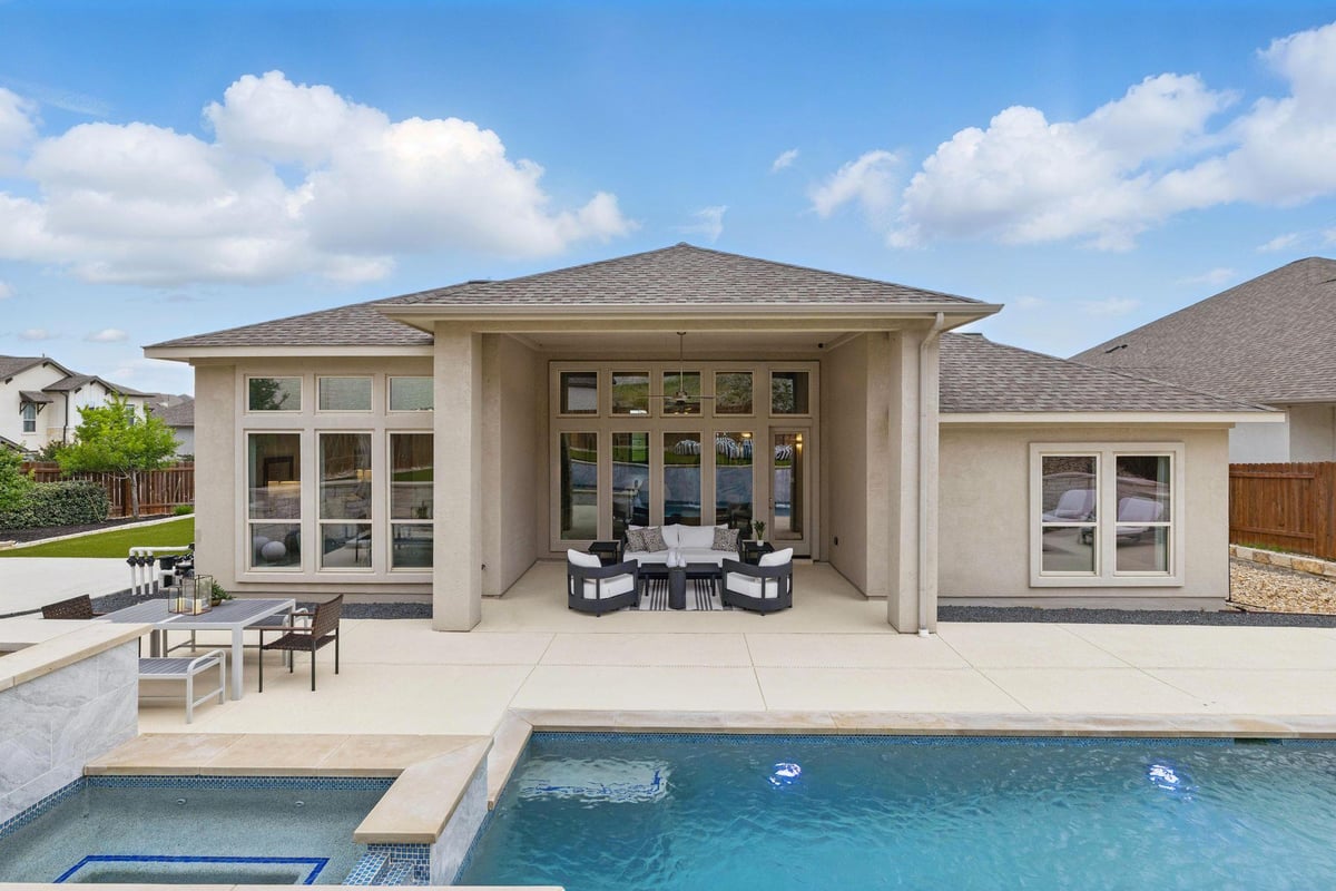 View 18317 Hewetson Cv in SWEETWATER 18317 Hewetson Cv - front exterior - Luxury home in SWEETWATER, Austin, TX