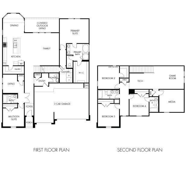 Living area at 1836 South Main St - Opal Meadows, Kyle, TX