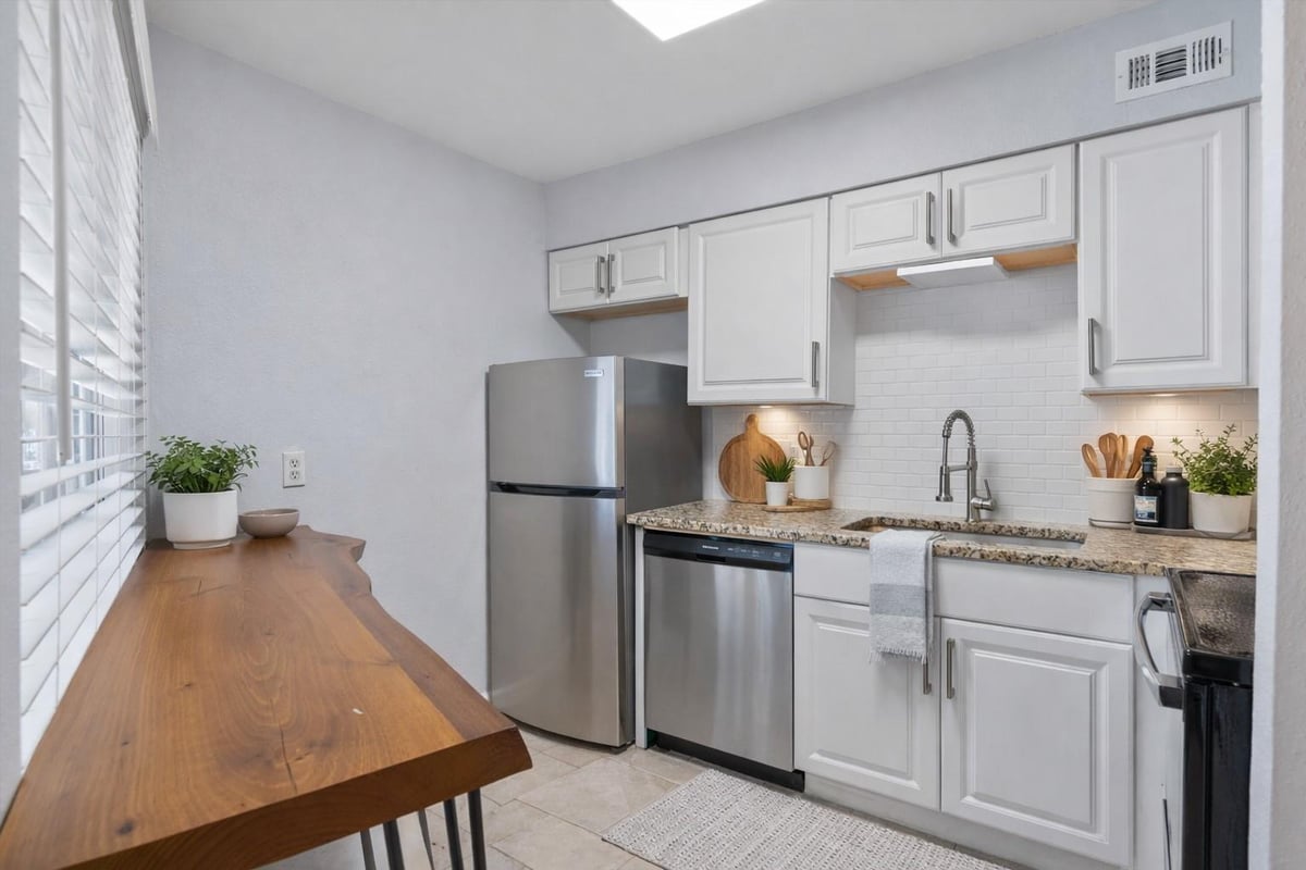 Kitchen at 1840 Burton Dr Unit #131 - 1 bed 1 bath home
