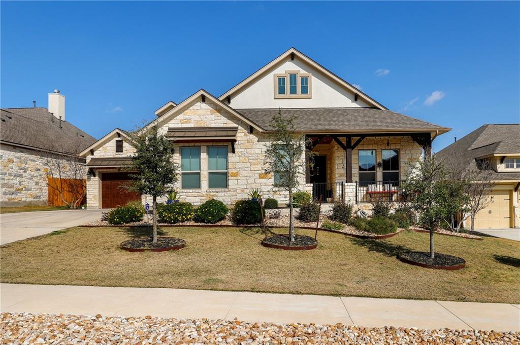 View 18416 Mcgloin TRL in Sweetwater Ranch Sec 2 Village 18416 Mcgloin TRL - front exterior - Luxury home in Sweetwater Ranch Sec 2 Village, Austin, TX