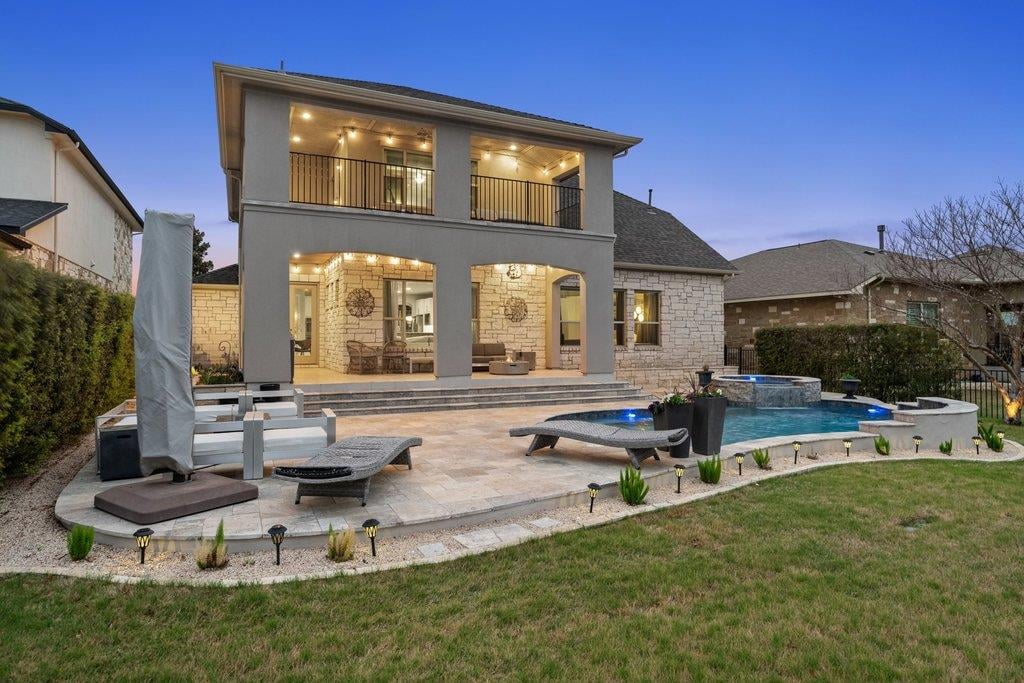 View 1848 Harvest Dance DR in Fairways At Crystal Falls Sc3 P 1848 Harvest Dance DR - property photo 1 - Luxury home in Fairways At Crystal Falls Sc3 P, Leander, TX