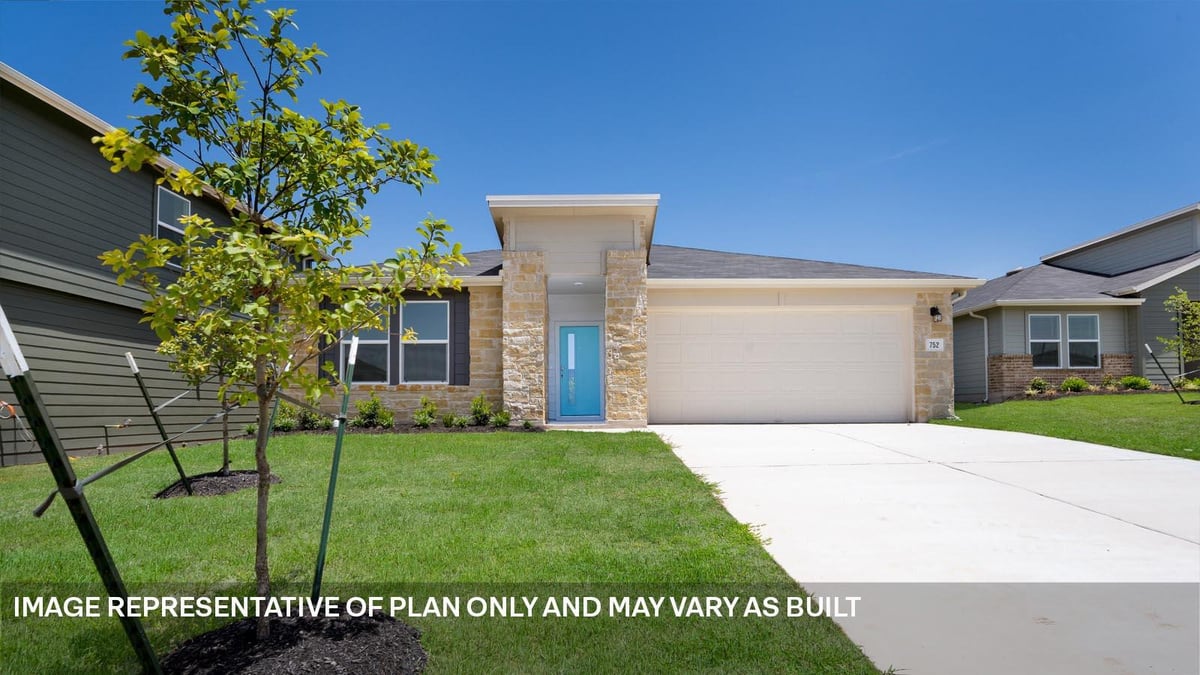 View 185 Mountain Pea Rd in SOUTHGROVE 185 Mountain Pea Rd - front exterior - Luxury home in SOUTHGROVE, Kyle, TX