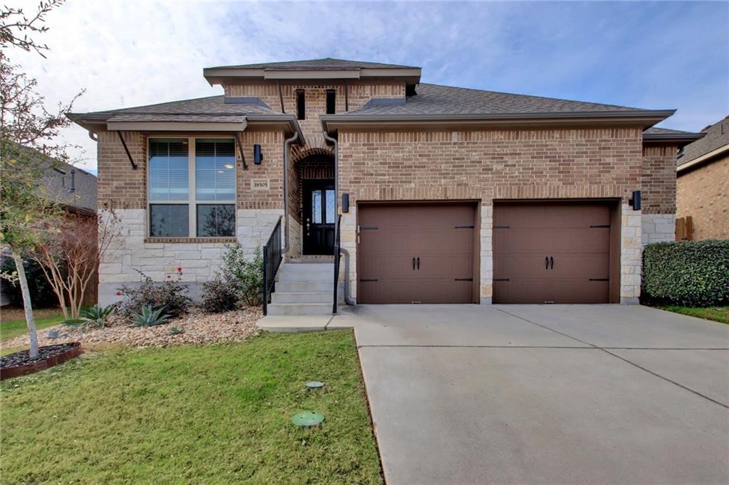 View 18505 Mckay CV in Sweetwater Ranch Sec 1 Village 18505 Mckay CV - front exterior - Luxury home in Sweetwater Ranch Sec 1 Village, Austin, TX