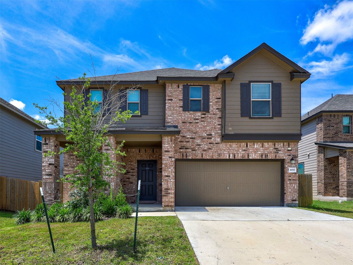 View 18517 Spotted Eagle LN in Eagles Lndg Ph 2 18517 Spotted Eagle LN - front exterior - Luxury home in Eagles Lndg Ph 2, Elgin, TX