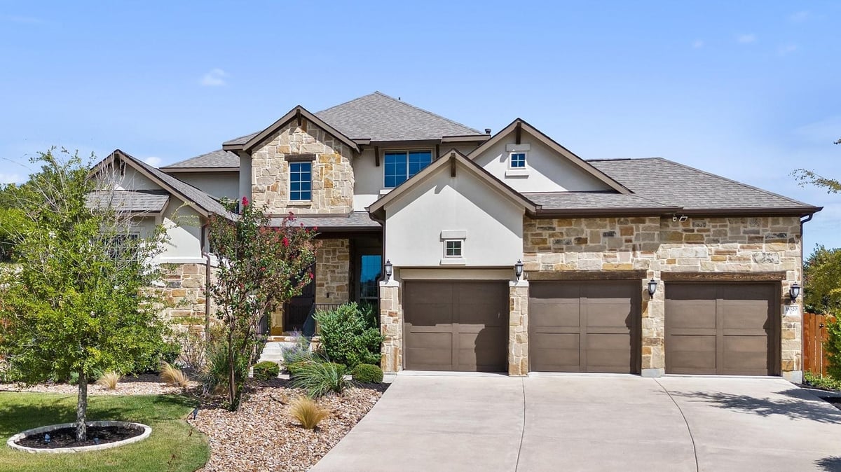View 18520 Dewitt Pl in Sweetwater Ranch Sec 2 Village 18520 Dewitt Pl - front exterior - Luxury home in Sweetwater Ranch Sec 2 Village, Austin, TX