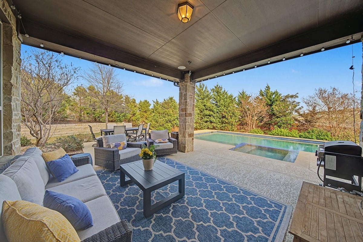 View 18520 Dewitt Pl in Sweetwater Ranch Sec 2 Village 18520 Dewitt Pl - front exterior - Luxury home in Sweetwater Ranch Sec 2 Village, Austin, TX