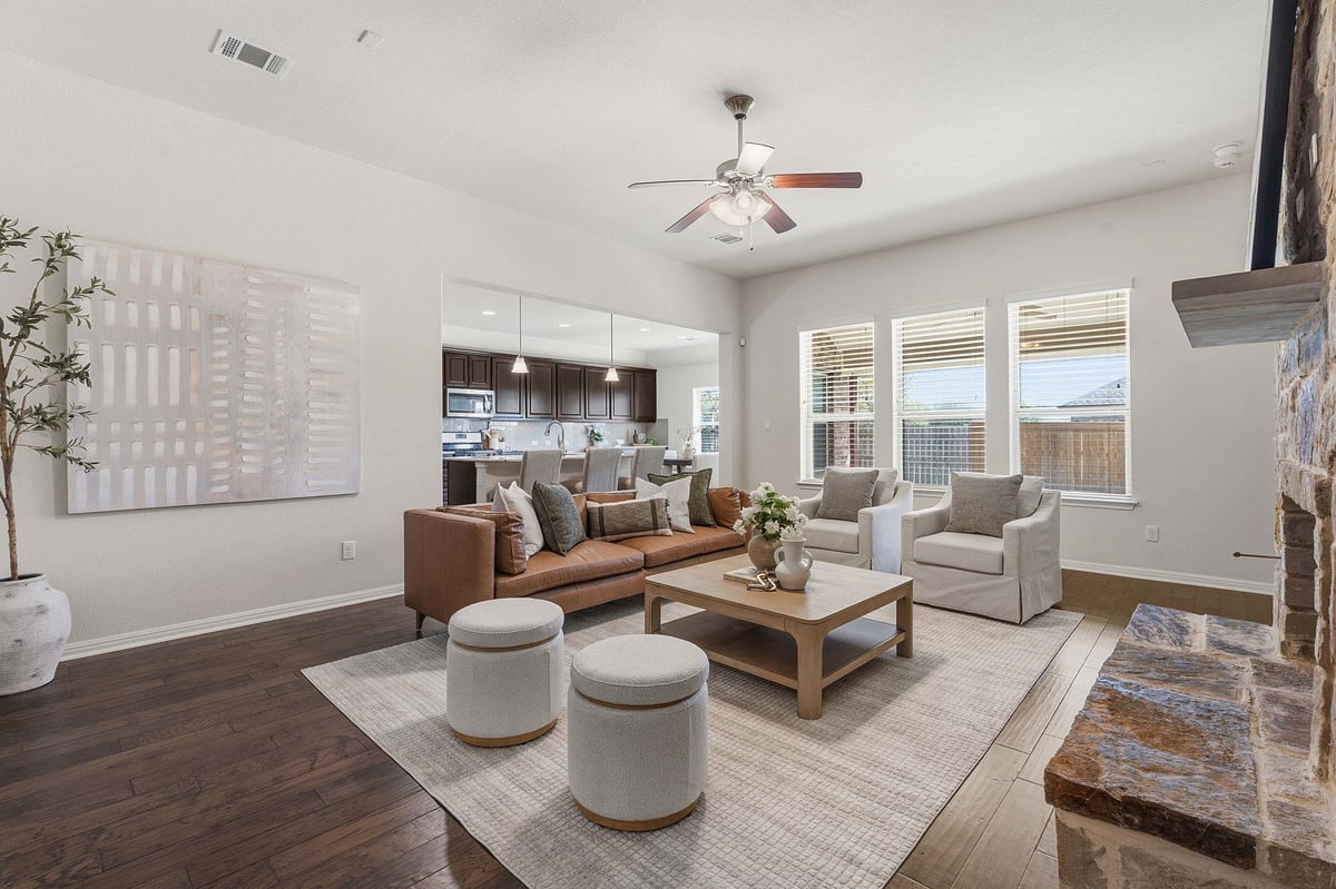 Living area at 18525 Wind Valley Way - 4 bed 3 bath home