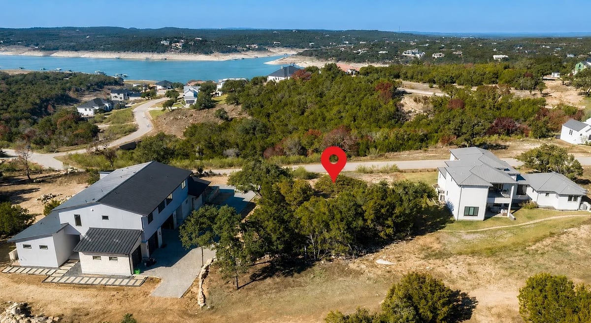 View 18605 Sugar Maple DR in Waterford On Lake Travis Sec 4 18605 Sugar Maple DR - front exterior - Luxury lot in Waterford On Lake Travis Sec 4, Lago Vista, TX