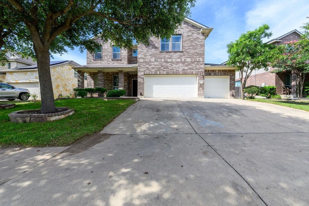 View 18613 Falcon Pointe BLVD in Falcon Pointe Sec 6-B 18613 Falcon Pointe BLVD - front exterior - Luxury home in Falcon Pointe Sec 6-B, Pflugerville, TX