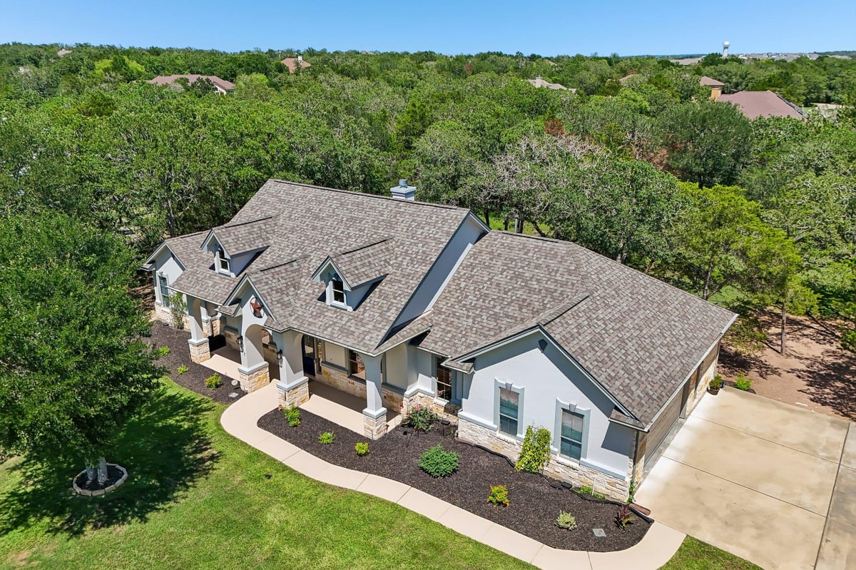 View 187 Pioneer PSGE in The Colony 187 Pioneer PSGE - front exterior - Luxury home in The Colony, Bastrop, TX