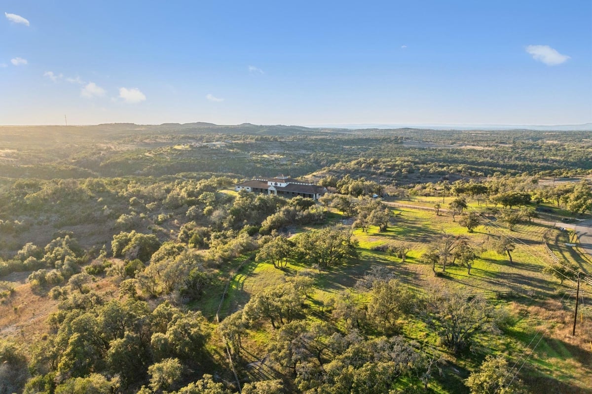 View 18700 Moreh Peak Pass in Preservation Ranch 18700 Moreh Peak Pass - aerial view with 18700 Moreh Peak Pass in Austin - Luxury home in Preservation Ranch, Austin, TX