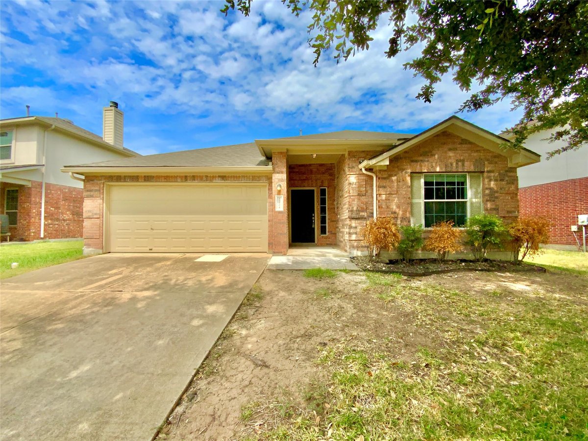View 18704 Silent Water Way in Villages Hidden Lake Ph 02A 18704 Silent Water Way - front exterior - Luxury home in Villages Hidden Lake Ph 02A, Pflugerville, TX