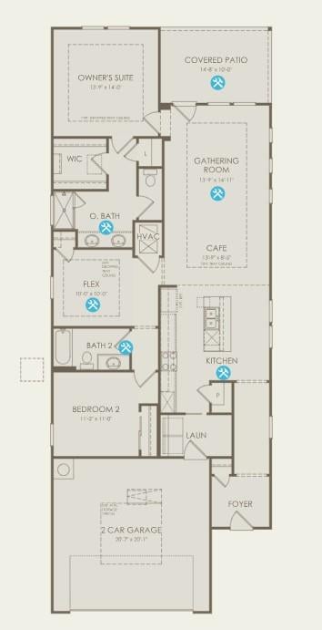 Living area at 190 Frontera Dr - 3 bed 3 bath home