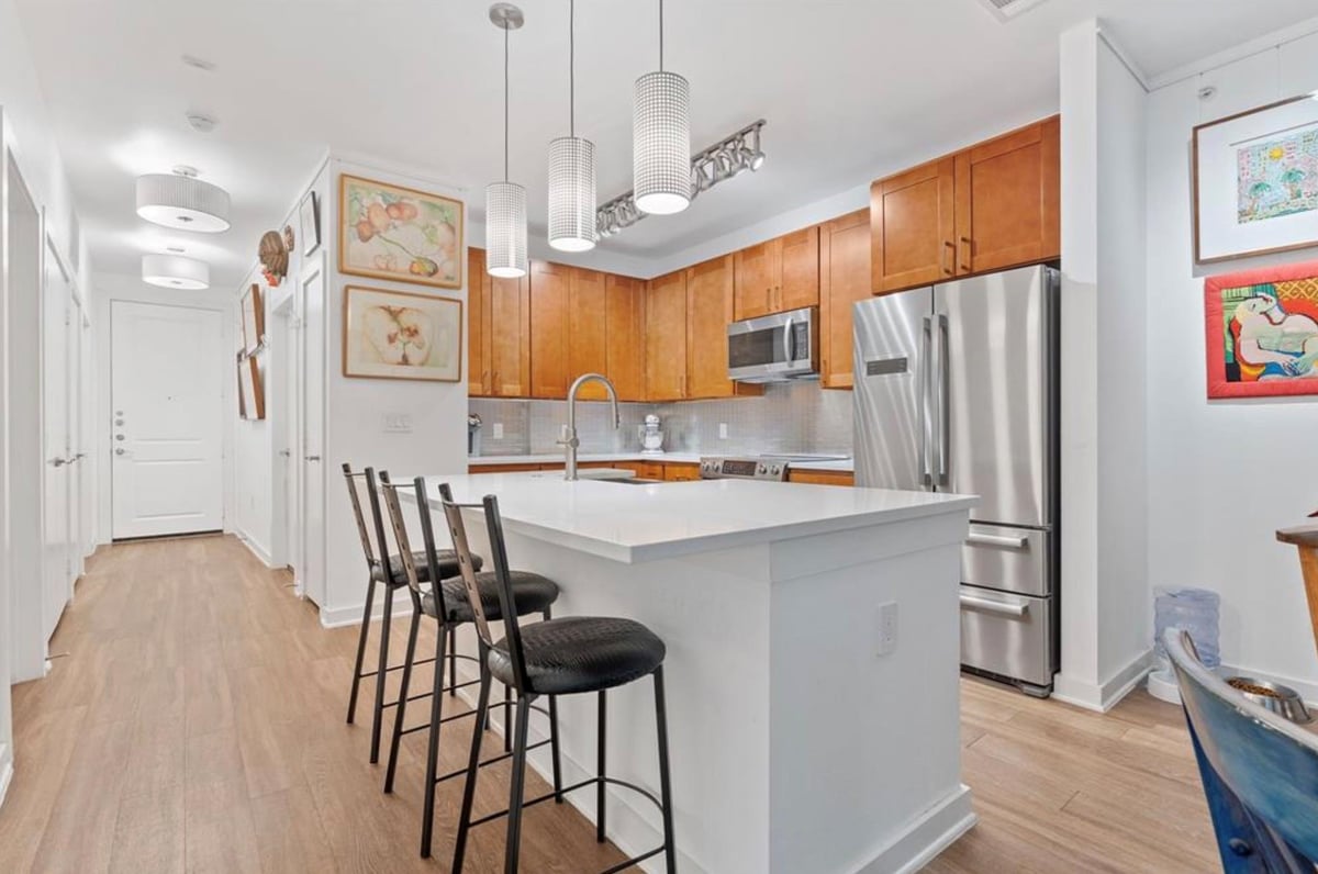 Kitchen at 1900 Barton Springs Rd Unit #3031 - 1 bed 1 bath home