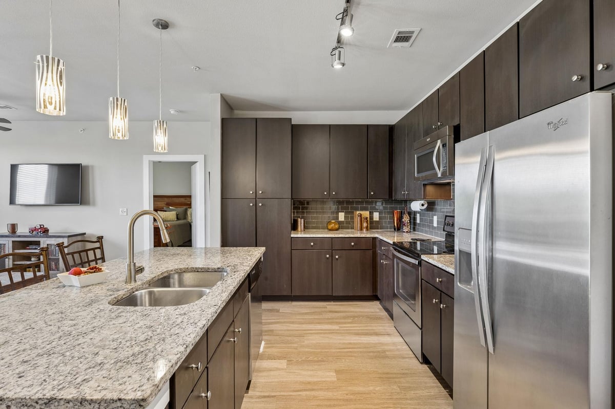 Kitchen - 1900 Barton Springs Rd Unit #5032 Kitchen at 1900 Barton Springs Rd Unit #5032 - 2 bed 2 bath home
