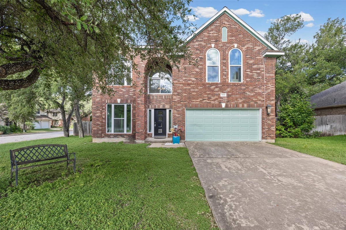View 1900 Chaparral DR in Woods Sec 02 Amd 1900 Chaparral DR - front exterior - Luxury home in Woods Sec 02 Amd, Round Rock, TX