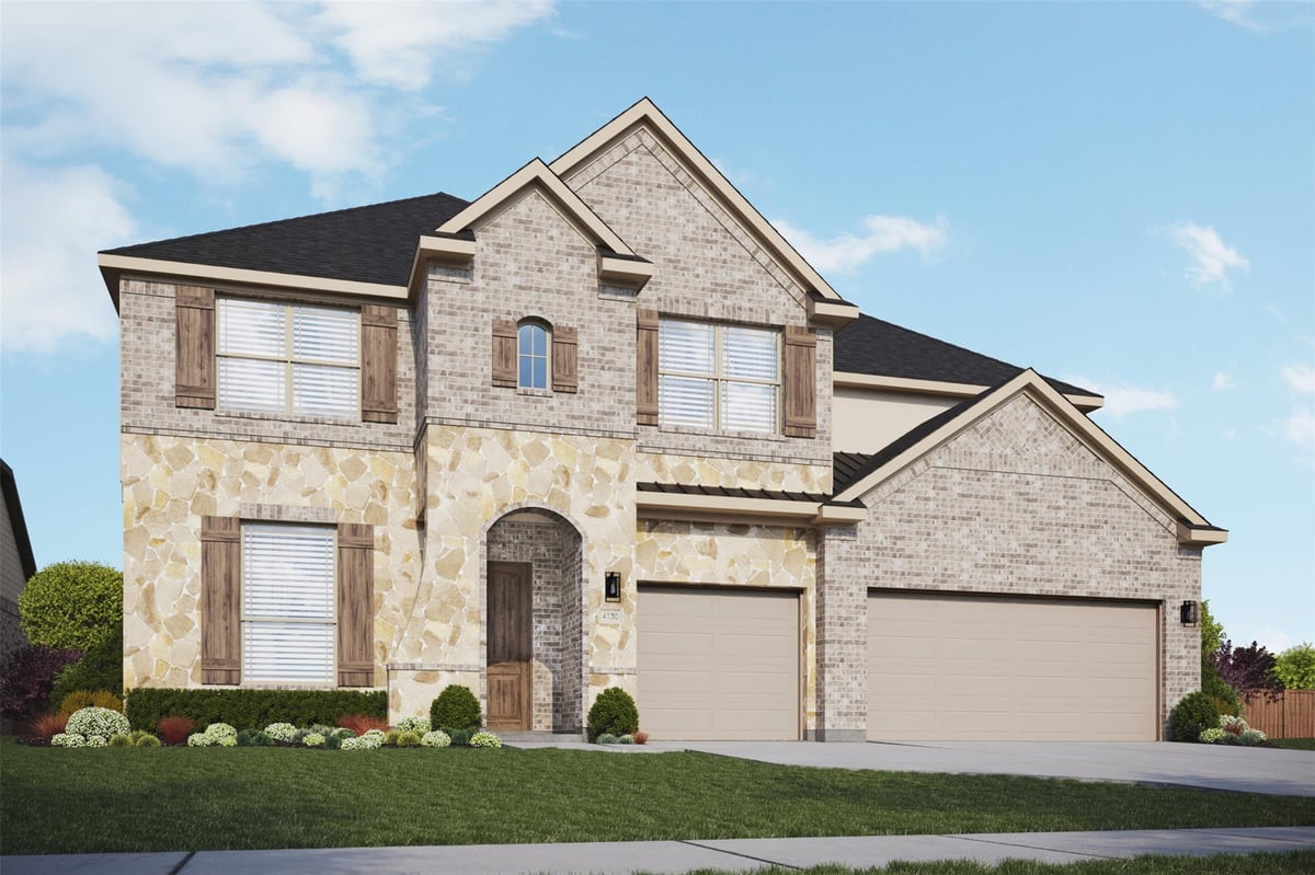 1900 Scenic Heights LN - front exterior - Luxury home in Retreat at San Gabriel, Georgetown, TX