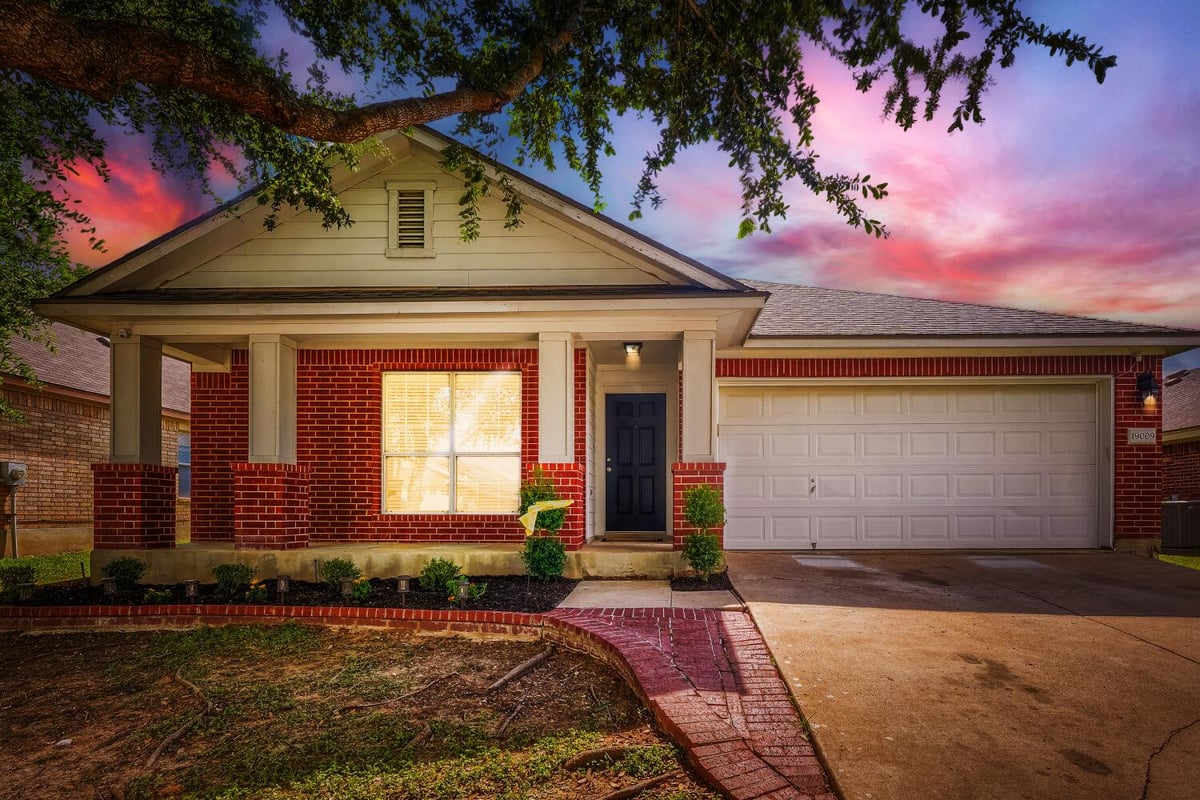 View 19009 Leigh LN in Reserve At Westcreek Amd 19009 Leigh LN - front exterior - Luxury home in Reserve At Westcreek Amd, Pflugerville, TX