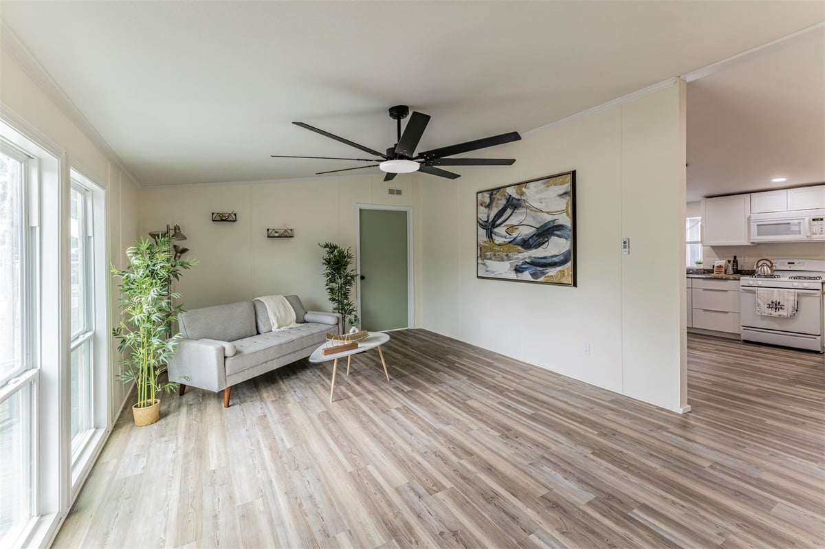 Primary bedroom at 1901 Pecan St - 3 bed 2 bath home