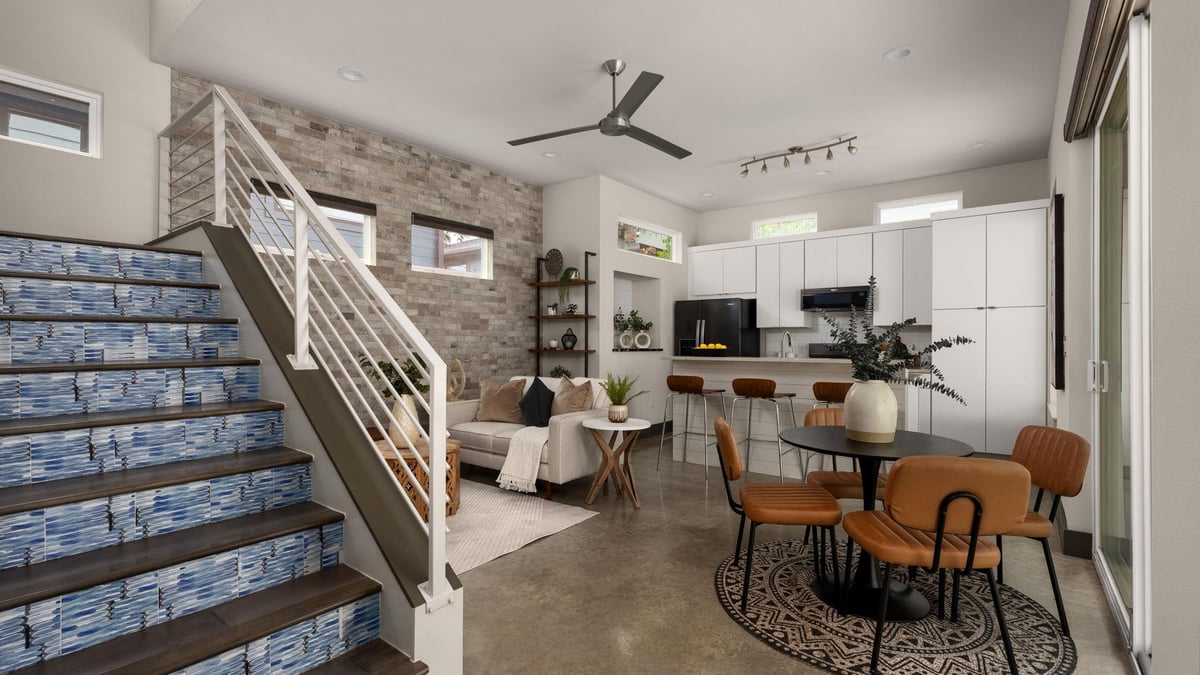 1905 Pennsylvania Ave Unit #A & B - front exterior - Luxury home in Pennsylvania Avenue Condominiums, Austin, TX