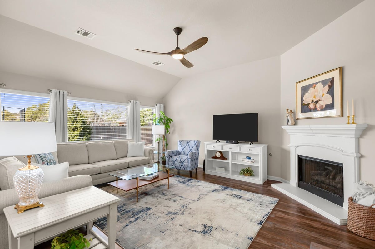 Primary bedroom at 1906 Tall Chief - 4 bed 3 bath home