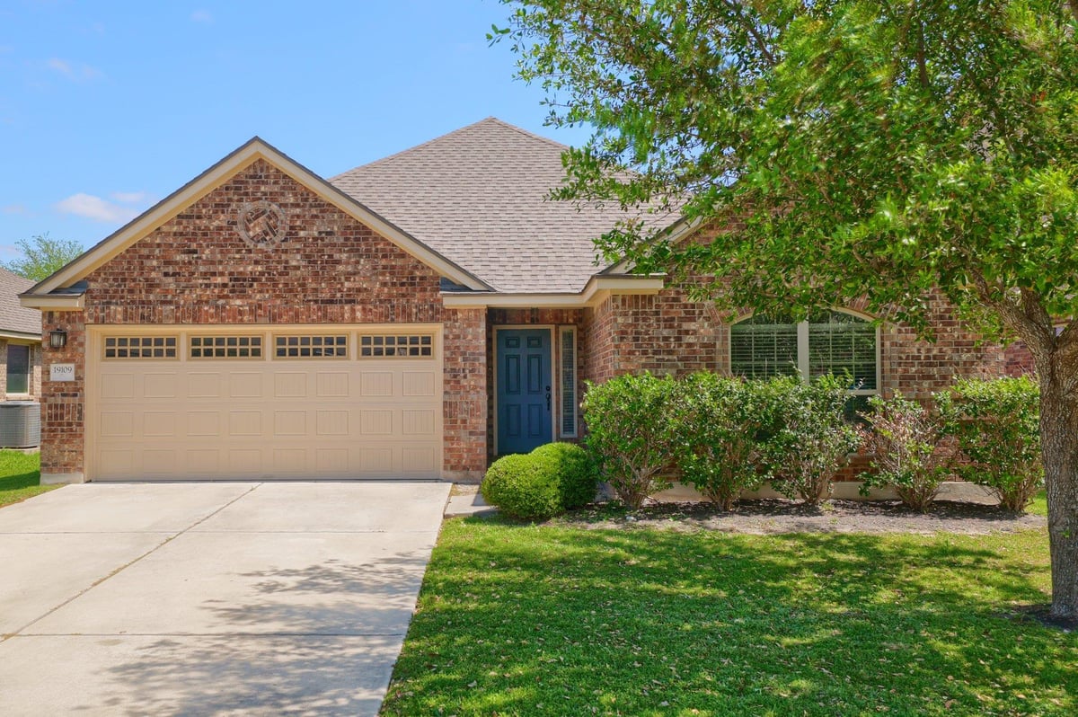 View 19109 Sparrow Trl in Reserve At Westcreek Amd 19109 Sparrow Trl - front exterior - Luxury home in Reserve At Westcreek Amd, Pflugerville, TX