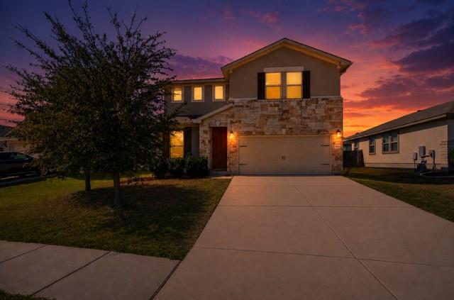 19112 Scoria Dr - front exterior - Luxury home in Verona, Pflugerville, TX