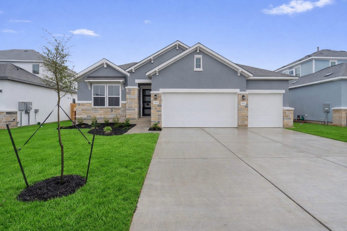 View 19113 Sedge Wren LN in Enclave/Cele Sec 2 19113 Sedge Wren LN - front exterior - Luxury home in Enclave/Cele Sec 2, Pflugerville, TX