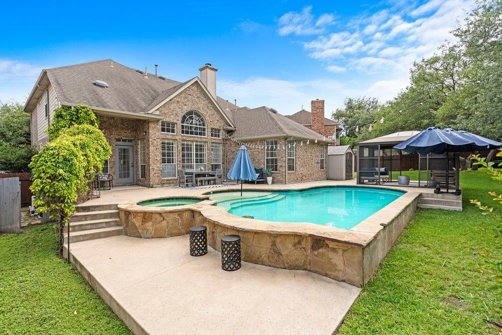 View 1912 Mulligan Dr in Forest Creek Sec 12 1912 Mulligan Dr - front exterior - Luxury home in Forest Creek Sec 12, Round Rock, TX