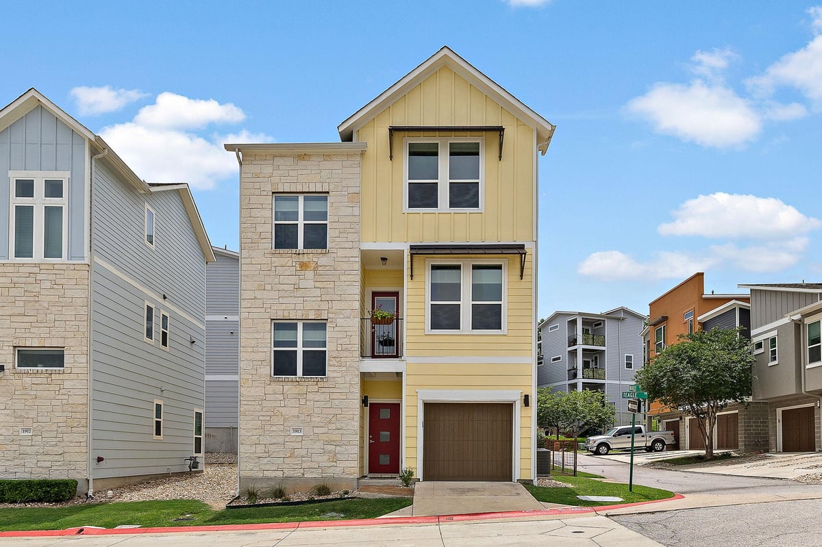 View 1913 Teagle Dr in Edgewick Condominiums 1913 Teagle Dr - front exterior - Luxury home in Edgewick Condominiums, Austin, TX