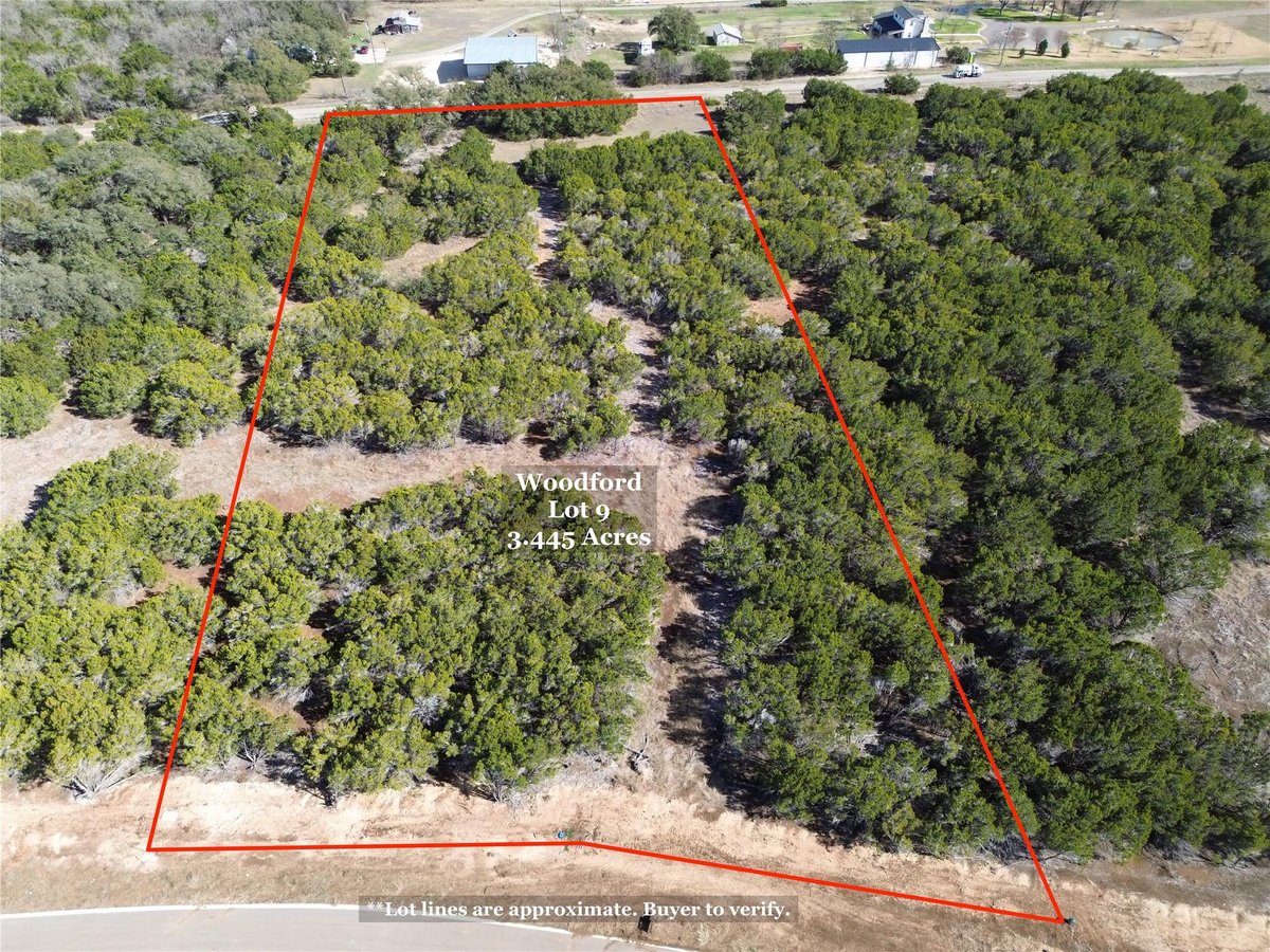 1914 (Lot 9) Woodford Ct - front exterior - Luxury lot in Woodford Salado, Salado, TX