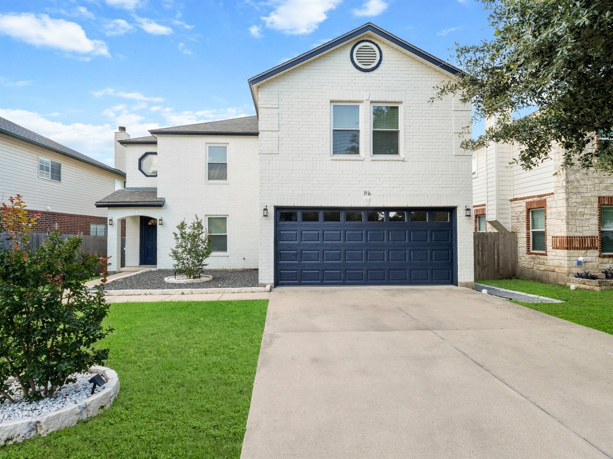 View 1916 Marysol TRL in Trails At Carriage Hills Sec 2 1916 Marysol TRL - front exterior - Luxury home in Trails At Carriage Hills Sec 2, Cedar Park, TX