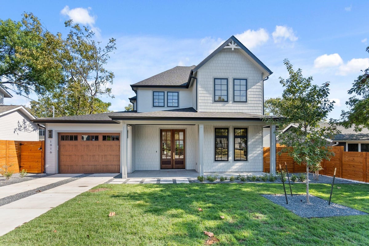 View 1916 Pequeno St in Burnet Heights 1916 Pequeno St - front exterior - Luxury home in Burnet Heights, Austin, TX