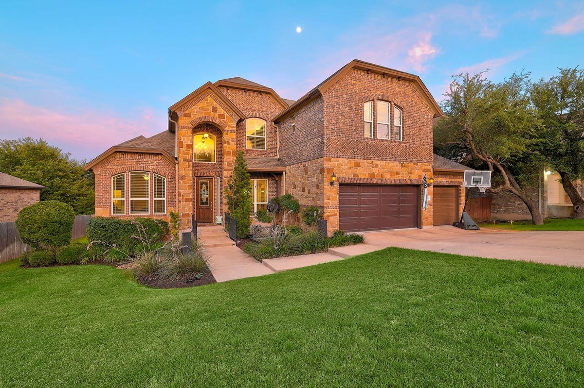 View 1919 Mulligan DR in Forest Creek Sec 12 1919 Mulligan DR - front exterior - Luxury home in Forest Creek Sec 12, Round Rock, TX