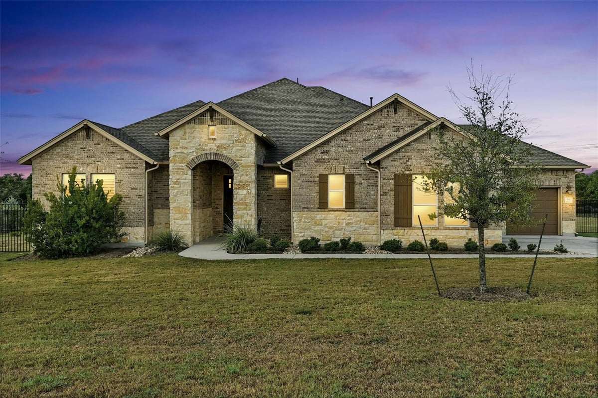 View 192 Call Dr in Burba Ranch 192 Call Dr - front exterior - Luxury home in Burba Ranch, Austin, TX