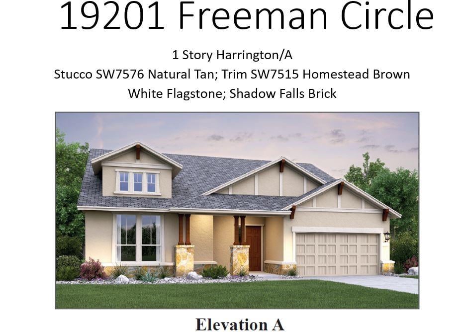 View 19201 Freeman CIR in Sweetwater 19201 Freeman CIR - front exterior - Luxury home in Sweetwater, Austin, TX