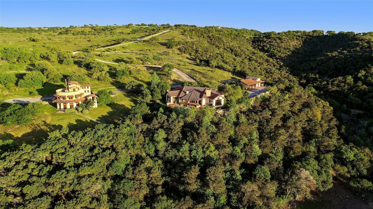 View 19201 Moreh Peak Pass in Preservation Ranch 19201 Moreh Peak Pass - aerial view with 19201 Moreh Peak Pass in Austin - Luxury home in Preservation Ranch, Austin, TX