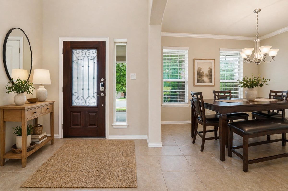 Living area at 1927 Autumn Run Ln - 4 bed 2 bath home