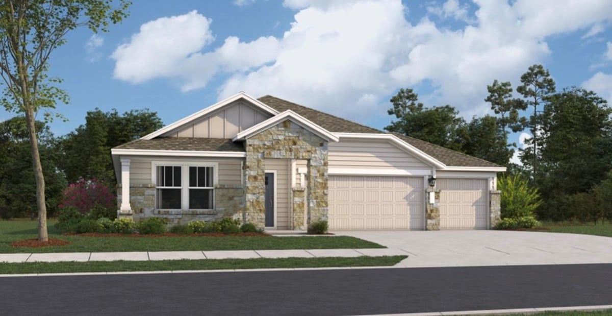 View 193 Avre Loop in Waterstone 193 Avre Loop - front exterior - Luxury home in Waterstone, Kyle, TX