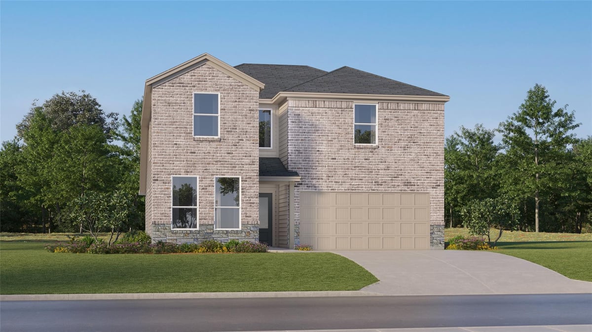1933 Hammock RD - front exterior - Luxury home in Woodfield Preserve, Georgetown, TX