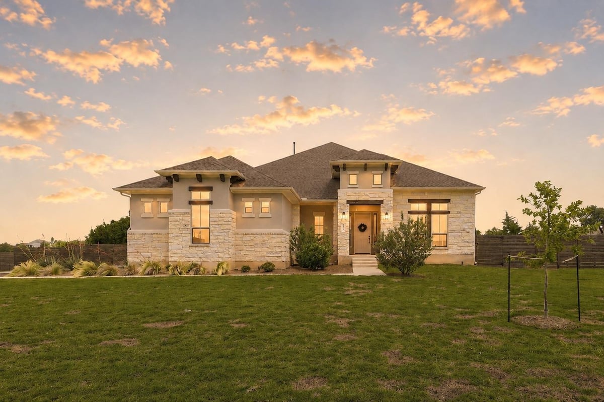 View 1937 Halflinger LN in Bonnet 1937 Halflinger LN - front exterior - Luxury home in Bonnet, Leander, TX