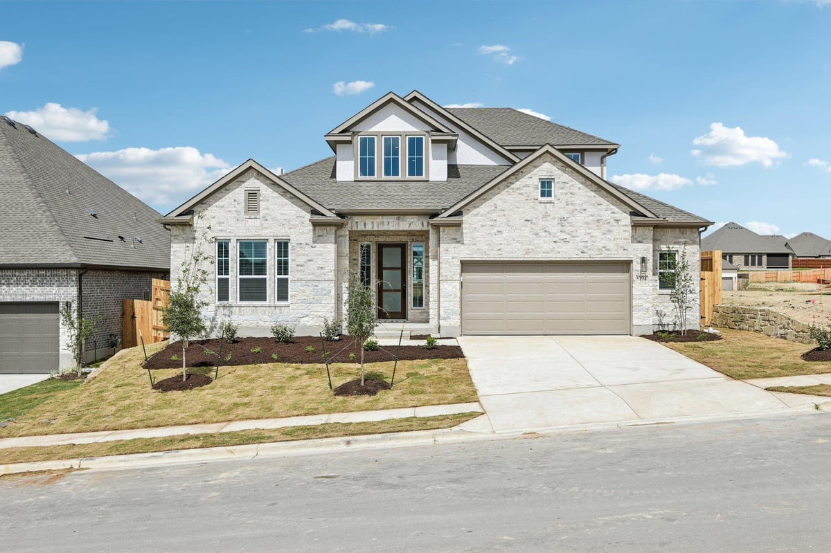 View 194 Kapok St in Sunfield 194 Kapok St - front exterior - Luxury home in Sunfield, Buda, TX