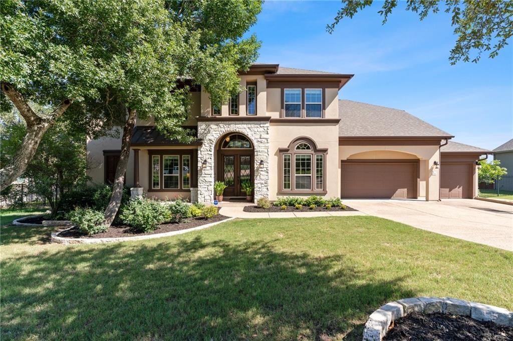 View 194 Margaret Cir in Reunion Ranch 194 Margaret Cir - front exterior - Luxury home in Reunion Ranch, Austin, TX