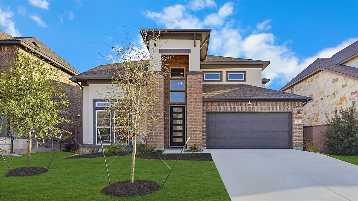 View 195 Grand Canyon Way in Anthem 195 Grand Canyon Way - front exterior - Luxury home in Anthem, Kyle, TX