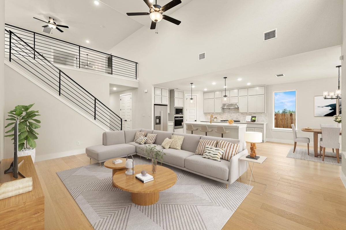 Living area at 19504 Judys Vw - 4 bed 4 bath home