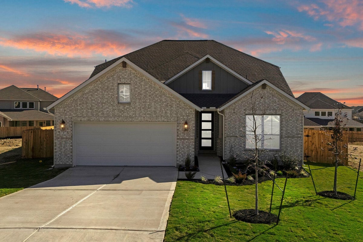 View 19509 Janke Cv in Blackhawk 19509 Janke Cv - front exterior - Luxury home in Blackhawk, Pflugerville, TX